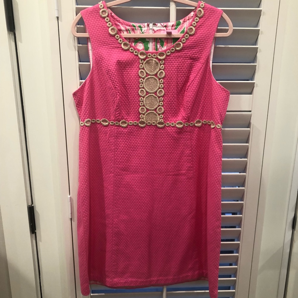Lilly Pulitzer hot pink dress